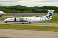 G-JECK @ EGPH - Waiting in line for a departure to Belfast City - by David R Bonar