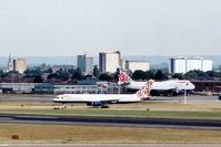 G-BIKT @ LHR - taxiing for departure at London Heathrow,Jul.2001 - by metricbolt
