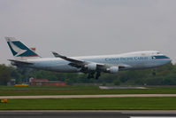 B-LIE @ EGCC - Cathay Pacific - by Chris Hall