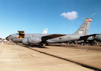 61-0312 @ MHZ - KC-135R Stratotanker named Holy Terror of the 100th Air Refuelling Wing based at RAF Mildenhall on display at the 1997 Air Fete. - by Peter Nicholson