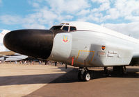 64-14845 @ MHZ - Another view of the RC-135V Rivet Joint intelligence aircraft of Offutt AFB's 55 Wing on display at the 1997 RAF Mildenhall Air Fete. - by Peter Nicholson