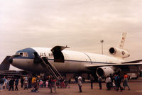 79-1712 @ MHZ - KC-10A Extender of 32nd Air Refuelling Squadron/2nd Bomb Wing at Barksdale AFB on display at the 1987 RAF Mildenhall Air Fete. - by Peter Nicholson