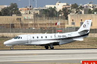 YU-SVL @ LMML - Cessna560 Citation YU-SVL Princa Aviation. - by Raymond Zammit