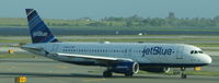 N584JB @ KJFK - Jet Blue, is taxiing to the gate at New York - JFK(KJFK) - by A. Gendorf