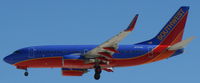N747SA @ KLAS - Southwest Airlines, is approaching RWY 25L Las Vegas Int´l(KLAS) - by A. Gendorf