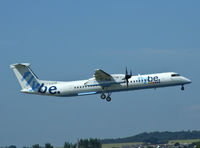 G-ECOB @ EGPH - Flybe Dash 8Q-402 landing runway 06 - by Mike stanners