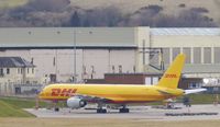 D-ALEI @ EGPH - DHL B757 On the freight ramp,photographed from the multi-storey car park - by Mike stanners