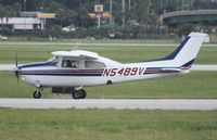 N5489V @ ORL - Cessna 210L - by Florida Metal