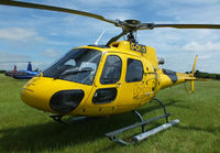 G-ORKI @ EGBT - being used for ferrying race fans to the British F1 Grand Prix at Silverstone - by Chris Hall