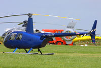 G-INDX @ EGBT - being used for ferrying race fans to the British F1 Grand Prix at Silverstone - by Chris Hall