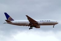 N227UA @ EGLL - Boeing 777-222ER [30555] (United Airlines) Home~G 02/06/2013. On approach 27L. - by Ray Barber