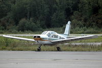 LN-ABR @ ENNO - Socata Rallye parked at Notudden airfield, Norway. Its propeller is missing. - by Henk van Capelle