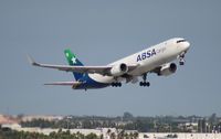 PR-ABB @ MIA - ABSA Cargo 767-300 - by Florida Metal