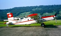 HB-FCF @ LSZB - Pilatus PC-6/B1-H2 Turbo Porter [614] Bern-Belp~HB 12/08/1997 - by Ray Barber