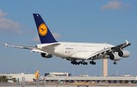 D-AIMB @ MIA - Lufthansa A380 - by Florida Metal