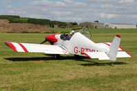 G-BTYH @ EGBR - Pottier P-80S at The Real Aeroplane Club's Jolly June Jaunt, Breighton Airfield, 2013. - by Malcolm Clarke