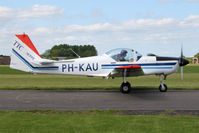 PH-KAU @ EGBR - Slingsby T-67M-200 Firefly at The Real Aeroplane Club's Jolly June Jaunt, Breighton Airfield, 2013. - by Malcolm Clarke