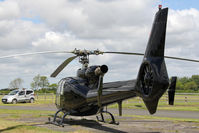 N505HA @ EGBR - Aerospatiale SA341G Gazelle at The Real Aeroplane Club's Jolly June Jaunt, Breighton Airfield, 2013. - by Malcolm Clarke