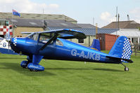 G-AJKB @ EGBR - Luscombe 8E Silvaire at The Real Aeroplane Club's Jolly June Jaunt, Breighton Airfield, 2013. - by Malcolm Clarke