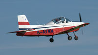 G-AYWM @ EGTH - 42. G-AYWM departing the Shuttleworth Military Pagent Flying Day, 30 June 2013. - by Eric.Fishwick