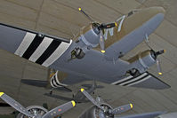 G-BHUB @ EGSU - Douglas C-47A Skytrain, American Air Museum, Duxford Airfield, July 2013. - by Malcolm Clarke