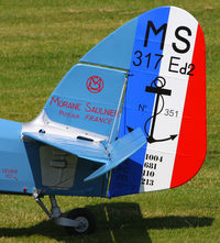 G-MOSA @ EGCB - Morane-Saulnier MS.317 - by Chris Hall