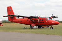 VP-FBL @ EGSU - De Havilland Canada DHC-6-300 Twin Otter, Duxford Airfield, July 2013. - by Malcolm Clarke