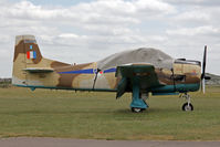 N14113 @ EGSU - North American AT-28D Trojan, Duxford Airfield, July 2013. - by Malcolm Clarke