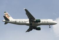 N214FR @ MCO - Frontier Carl the Coyotte A320 - by Florida Metal