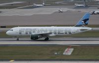 N261AV @ TPA - Frontier puffin A320 - by Florida Metal