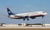 N406US @ MIA - US Airways 737-400 - by Florida Metal