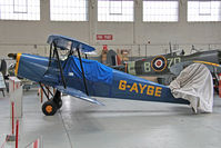 G-AYGE @ EGSU - Stampe-Vertongen SV-4C. At The Imperial War Museum, Duxford. July 2013. - by Malcolm Clarke