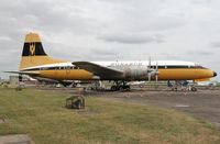 G-AOVT @ EGSU - Bristol 175 Britannia 312. Duxford Aviation Society, Duxford Airfield, July 2013. - by Malcolm Clarke