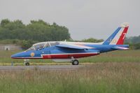 E152 @ LFPM - Athos 7 for PAF 2013, with spécial marking for 60 years of Patrouille de France - by B777juju