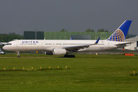 N29129 @ EGCC - United Airlines - by Chris Hall