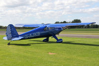 G-AJKB @ EGBR - Luscombe 8E Silvaire at The Real Aeroplane Club's Jolly June Jaunt, Breighton Airfield, 2013. - by Malcolm Clarke