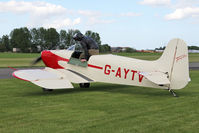 G-AYTV @ EGBR - Jurca MJ-2D Tempete at The Real Aeroplane Club's Jolly June Jaunt, Breighton Airfield, 2013. - by Malcolm Clarke