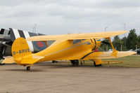 G-BRVE @ EGSU - Beech D17S Staggerwing. At The Imperial War Museum, Duxford. July 2013. - by Malcolm Clarke