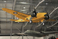 V3388 @ EGSU - Airspeed AS-10 Oxford I. Suspended from the roof in AirSpace, Imperial War Museum Duxford, July 2013. - by Malcolm Clarke