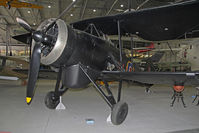 NF370 @ EGSU - Fairey Swordfish MkIII. In the AirSpace hangar, Imperial War Museum Duxford, July 2013. - by Malcolm Clarke