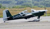 G-HOXN @ EGFH - Visiting Vans RV-9. - by Derek Flewin