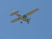 N66168 @ SZP - 1983 Cessna 172P SKYHAWK II, Lycoming O-320-D2J 160 Hp, takeoff climb Rwy 22 - by Doug Robertson