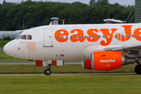 G-EZIL @ EGCC - Spirit of easyJet with the names of employees who have won the easyJet Spirit Award - by Chris Hall