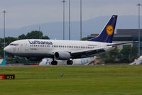 D-ABXU @ EGCC - Lufthansa - by Chris Hall