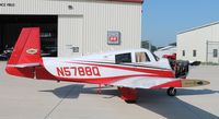 N5788Q @ BDH - Mooney M20C on the ramp in Willmar, MN. - by Kreg Anderson