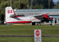 C-FOPU @ CYNJ - This aircraft has been parked on the tarmac in close proximity to The Canadian Museum of Flight at CYNJ for quite some time so I would think Conair may have donated it to them. - by Guy Pambrun