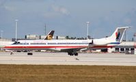 N680AE @ MIA - American Eagle E145 - by Florida Metal