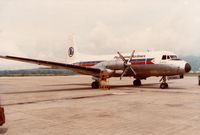 RP-C1023 - On the stand at Zamboanga Airport having flown up from Tawi Tawi late 1983. - by Simon Pearce