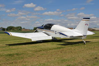 G-JRME @ EGBR - Jodel D-140E Mousquetaire at The Real Aeroplane Club's Jolly June Jaunt, Breighton Airfield, 2013. - by Malcolm Clarke