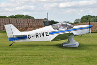 G-RIVE @ EGBR - Jodel D-153 Mascaret  at The Real Aeroplane Company's Jolly June Jaunt, Breighton Airfield, 2013. - by Malcolm Clarke